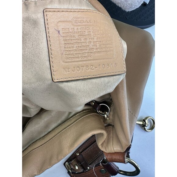 COACH Y2K Vintage Carly Large Slouchy Hobo Bag Leather Shoulder Purse 10616 - Picture 5 of 9